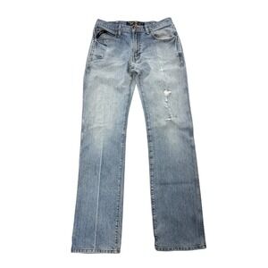 Ariat Rebar M4 Relaxed Bootcut Jeans Mens Light Wash Denim Size 32W